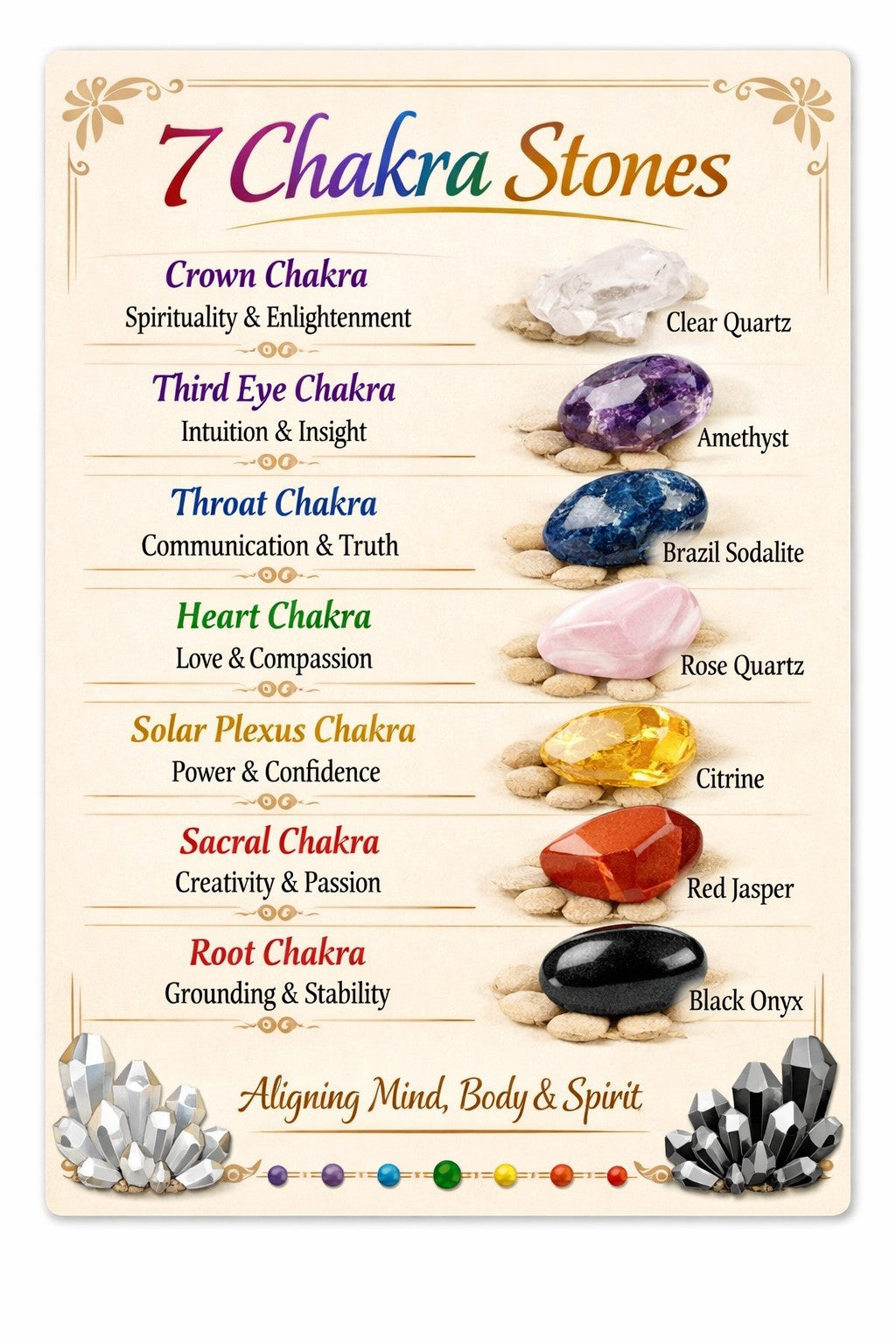 Tiny 7 Chakra + Hematite Beaded Stretch Bracelet 4mm | Balance Healing Energy, Healing Crystal Jewelry, Gift for Her
