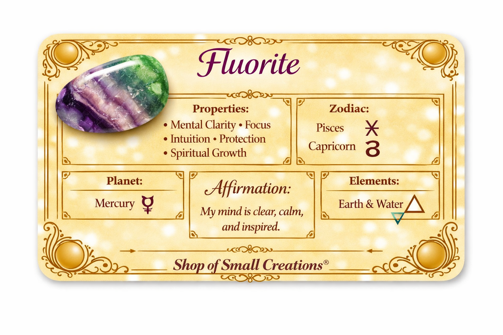 Fluorite Chip Beaded Stretch Bracelet 3mm | Focus Clarity Calm, Healing Crystal Jewelry, Gift for Her