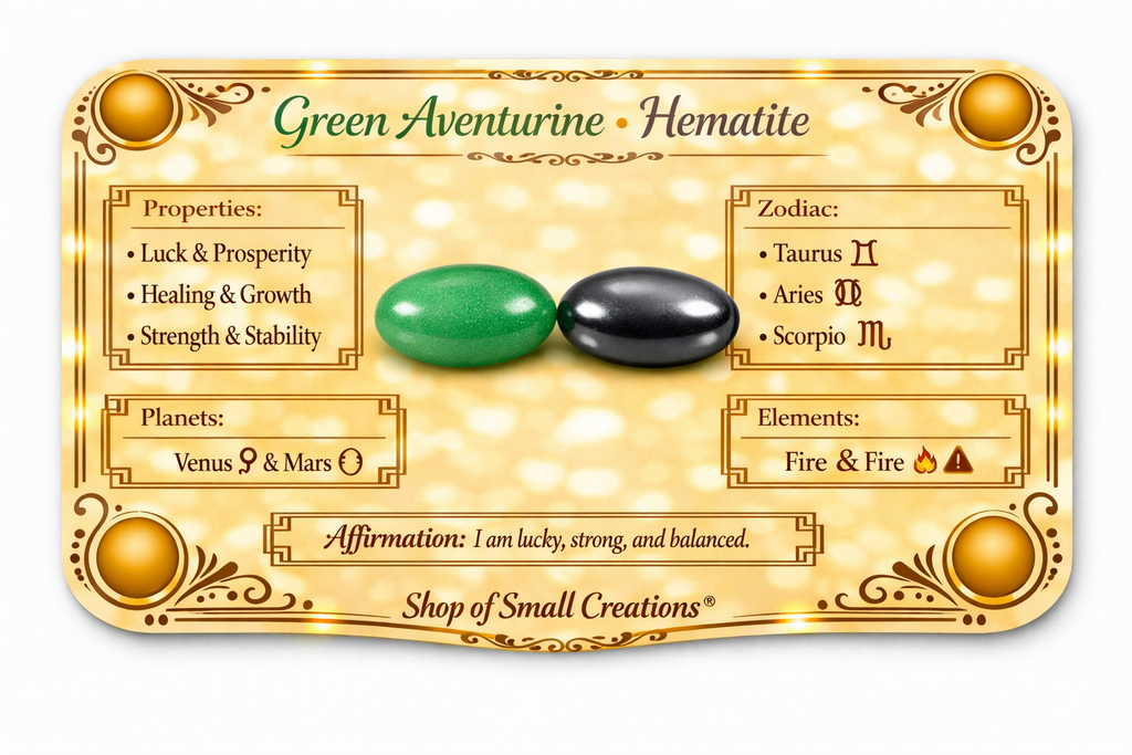 Green Aventurine + Hematite Beaded Stretch Bracelet 6mm | Luck Renewal Prosperity, Healing Crystal Jewelry, Gift for Her