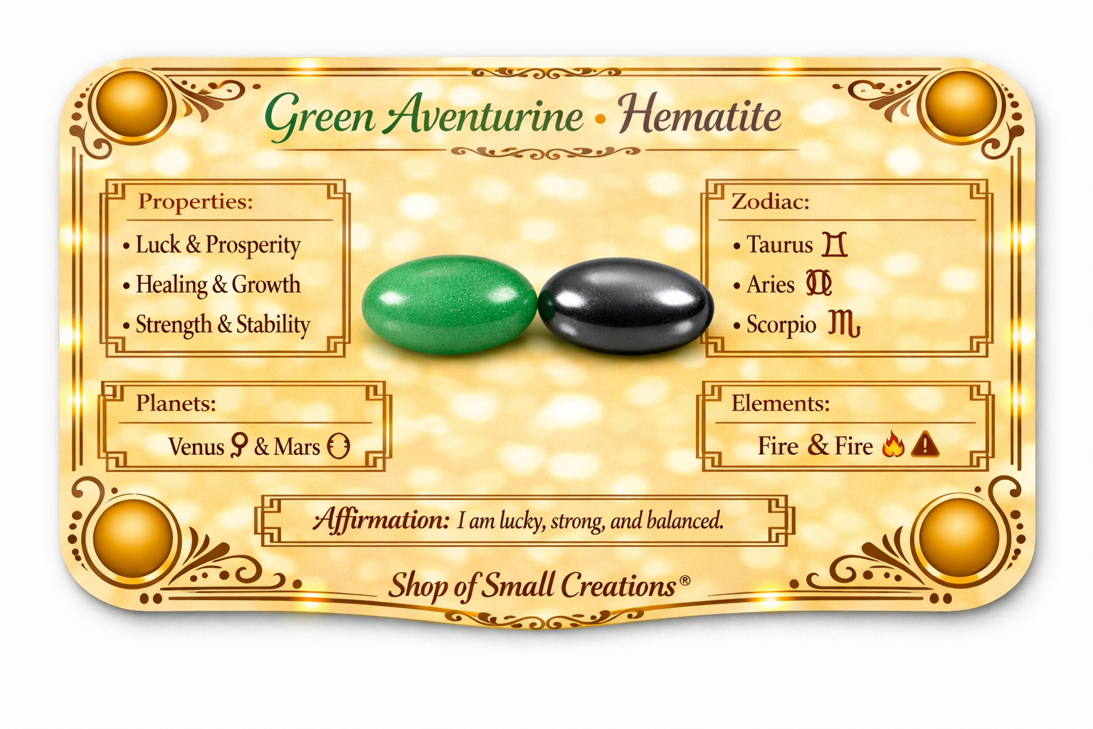 Green Aventurine + Hematite Beaded Stretch Bracelet 6mm | Luck Renewal Prosperity, Healing Crystal Jewelry, Gift for Her