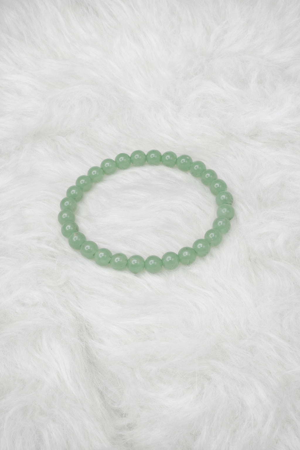 Green Aventurine Beaded Stretch Bracelet 6mm | Luck Renewal Prosperity, Healing Crystal Jewelry, Gift for Her