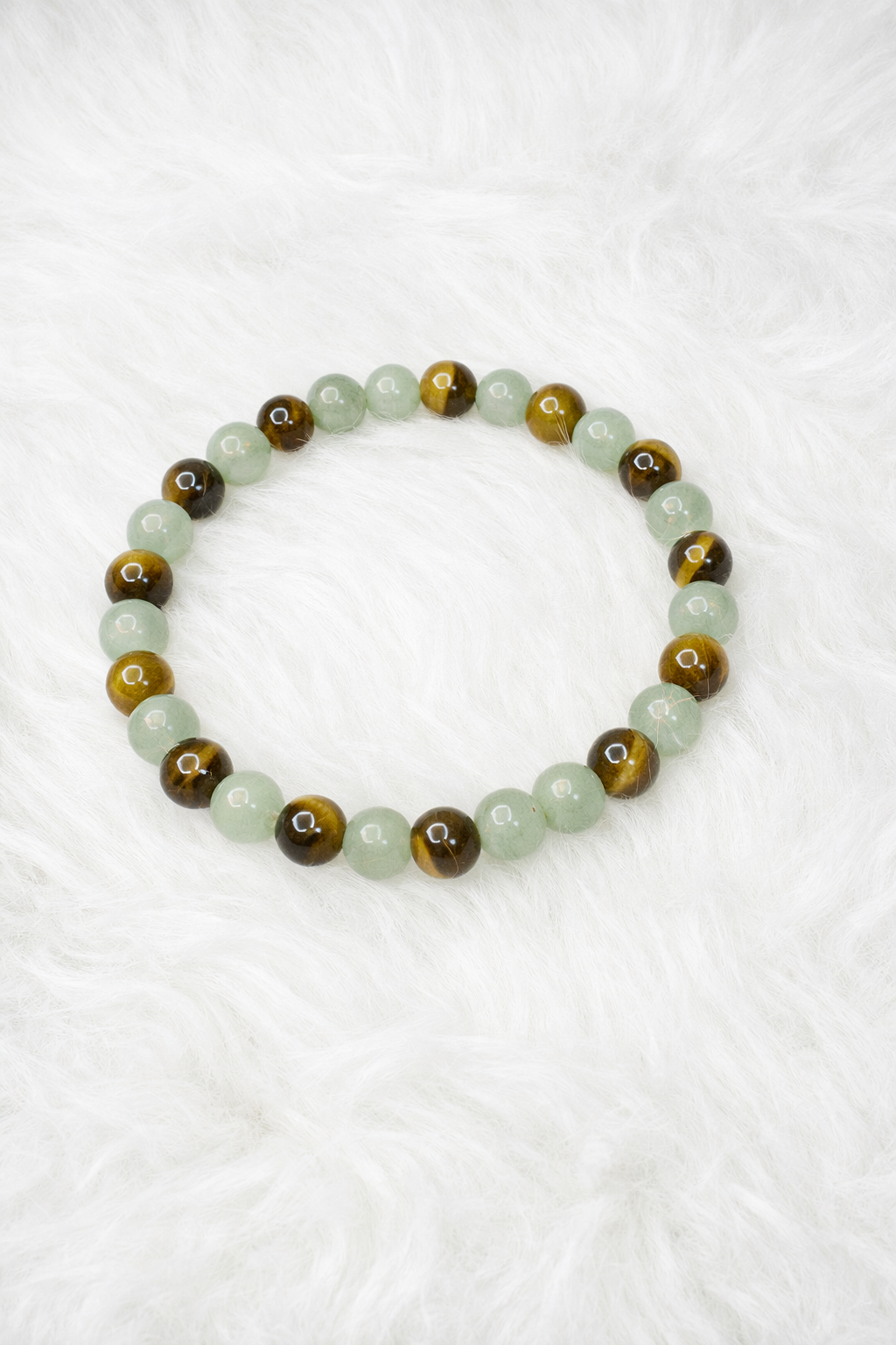 Green Aventurine Beaded Stretch Bracelet 6mm | Luck Renewal Prosperity, Healing Crystal Jewelry, Gift for Her