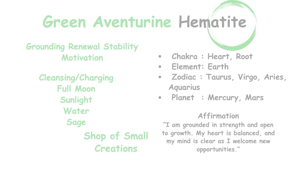 Green Aventurine, Hematite Beaded Stretch Bracelet – 6mm | Made to Order