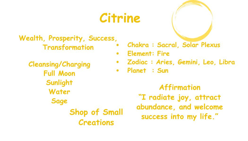 Citrine Beaded Stretch Necklace – 6mm | Made to Order