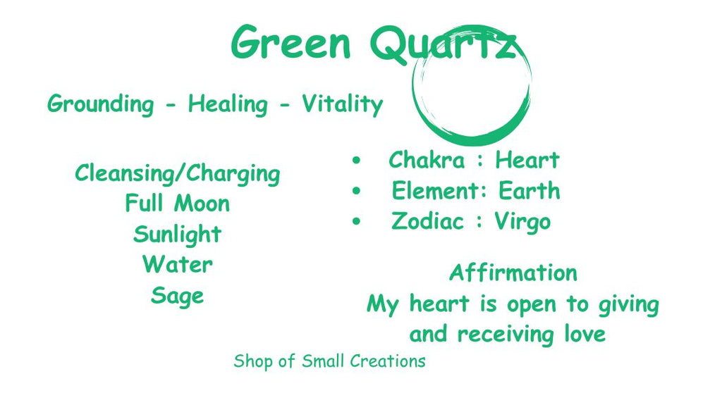 Emerald Green Quartz Necklace - 6mm | Handmade, Stretch