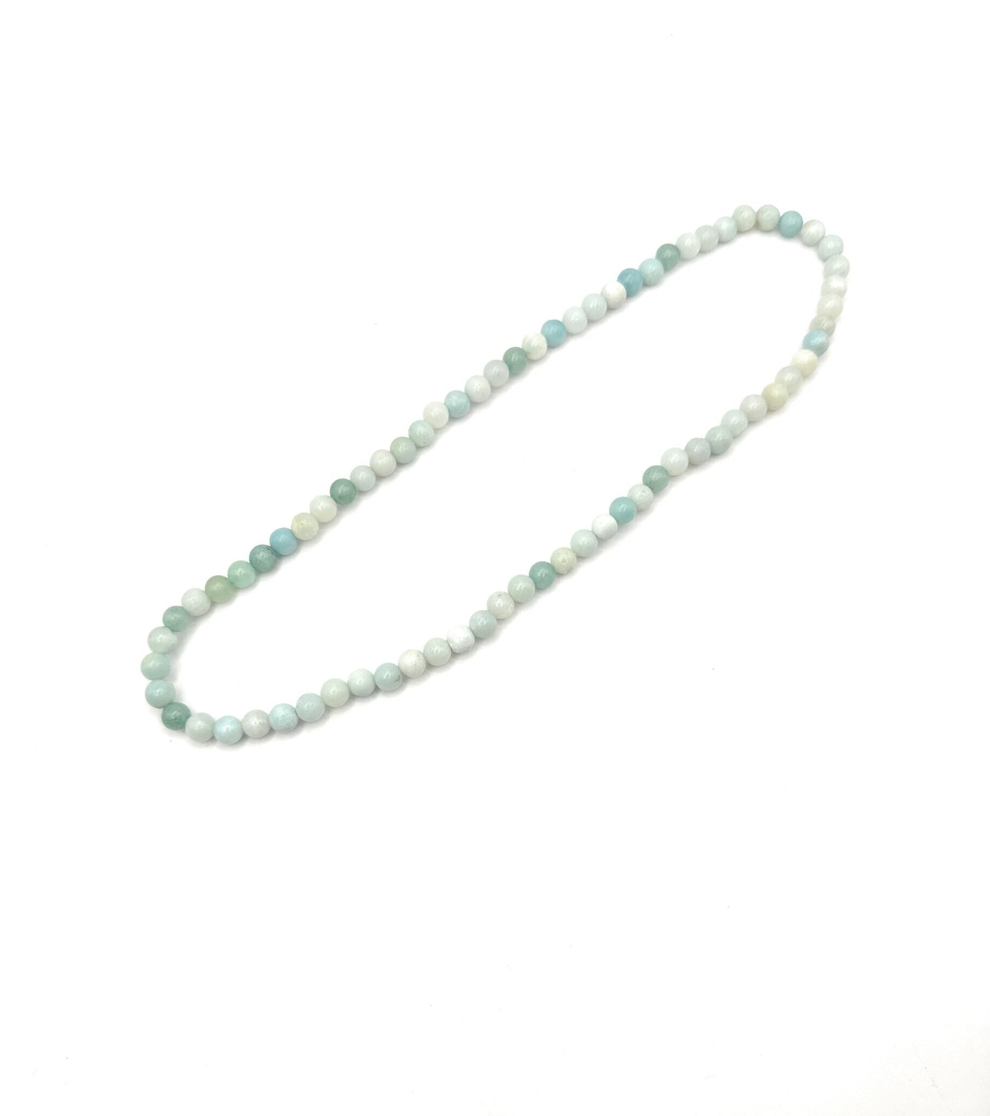 Amazonite Beaded Necklace - 6mm - Shop of Small Creations, LLC