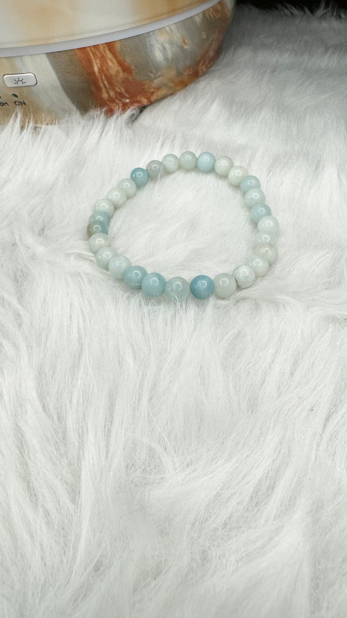 Amazonite Beaded Bracelet - 6mm - Shop of Small Creations, LLC