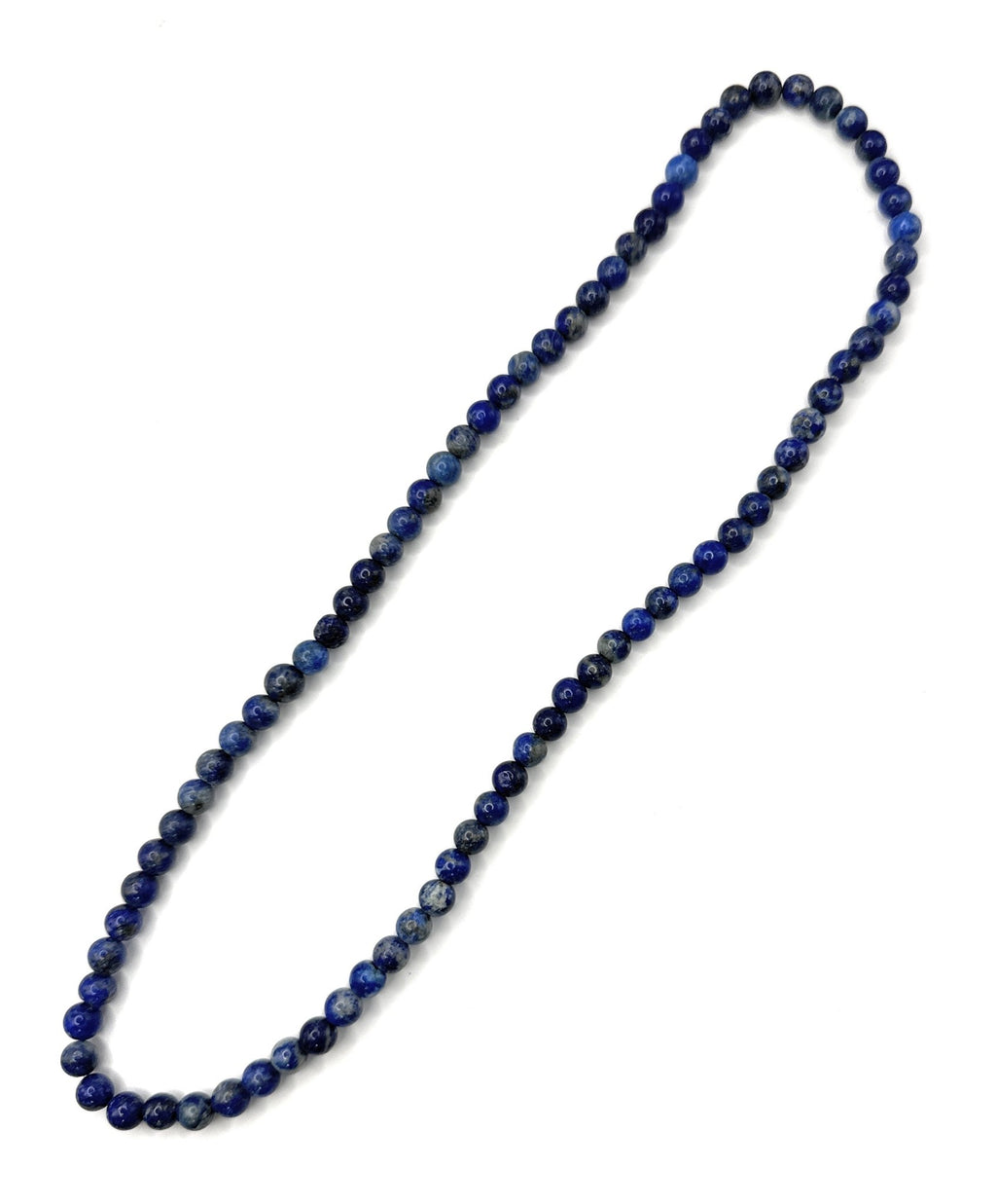 Lapis Lazuli Beaded Necklace - 6mm - Shop of Small Creations, LLC