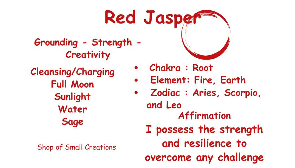 Red Jasper Chip Beaded Bracelet – 6mm | Handmade, Stretch