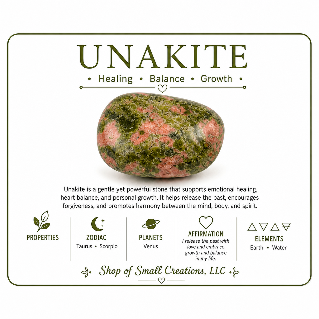 Unakite Stretch Beaded Bracelet - 6mm • No Clasp • Harmony &amp; Healing Crystal Jewelry • Handmade