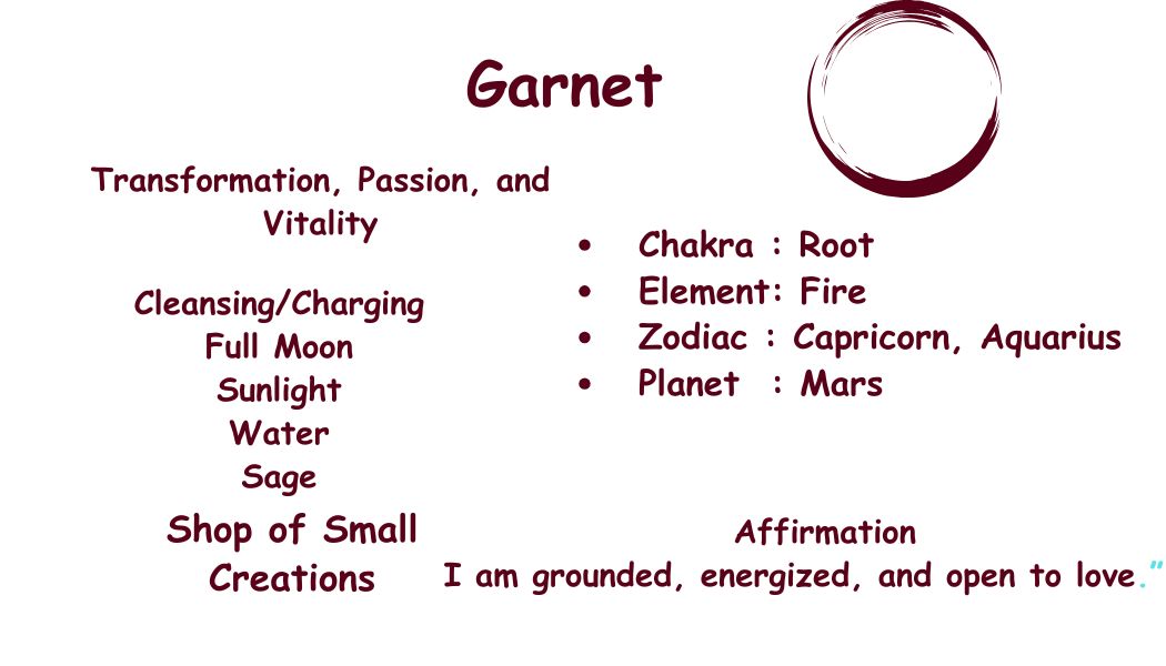 Garnet Beaded Stretch Necklace – 6mm | Made to Order, No Clasp