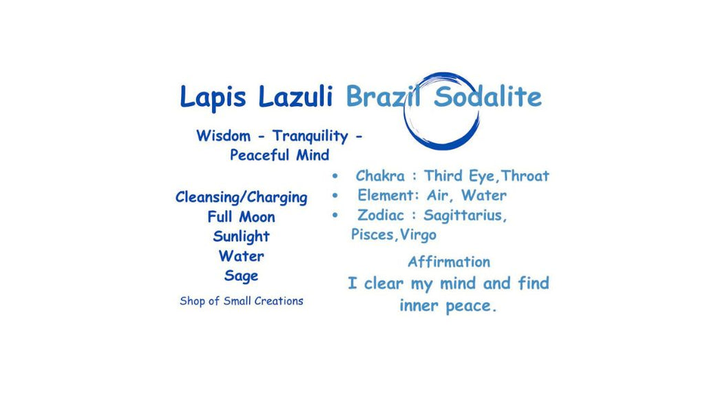 Lapis Lazuli, Matte Brazil Sodalite Beaded Stretch Necklace - 6mm – 7mm | Made to Order, No Clasp