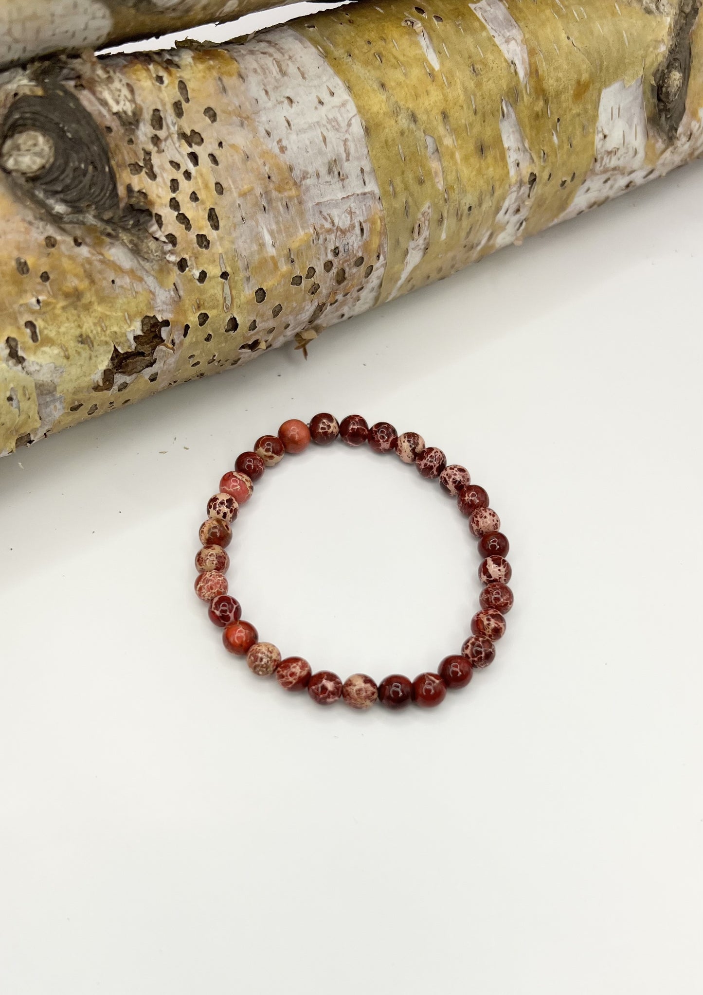 Red Sea Sediment Imperial Jasper Bracelet - 6mm