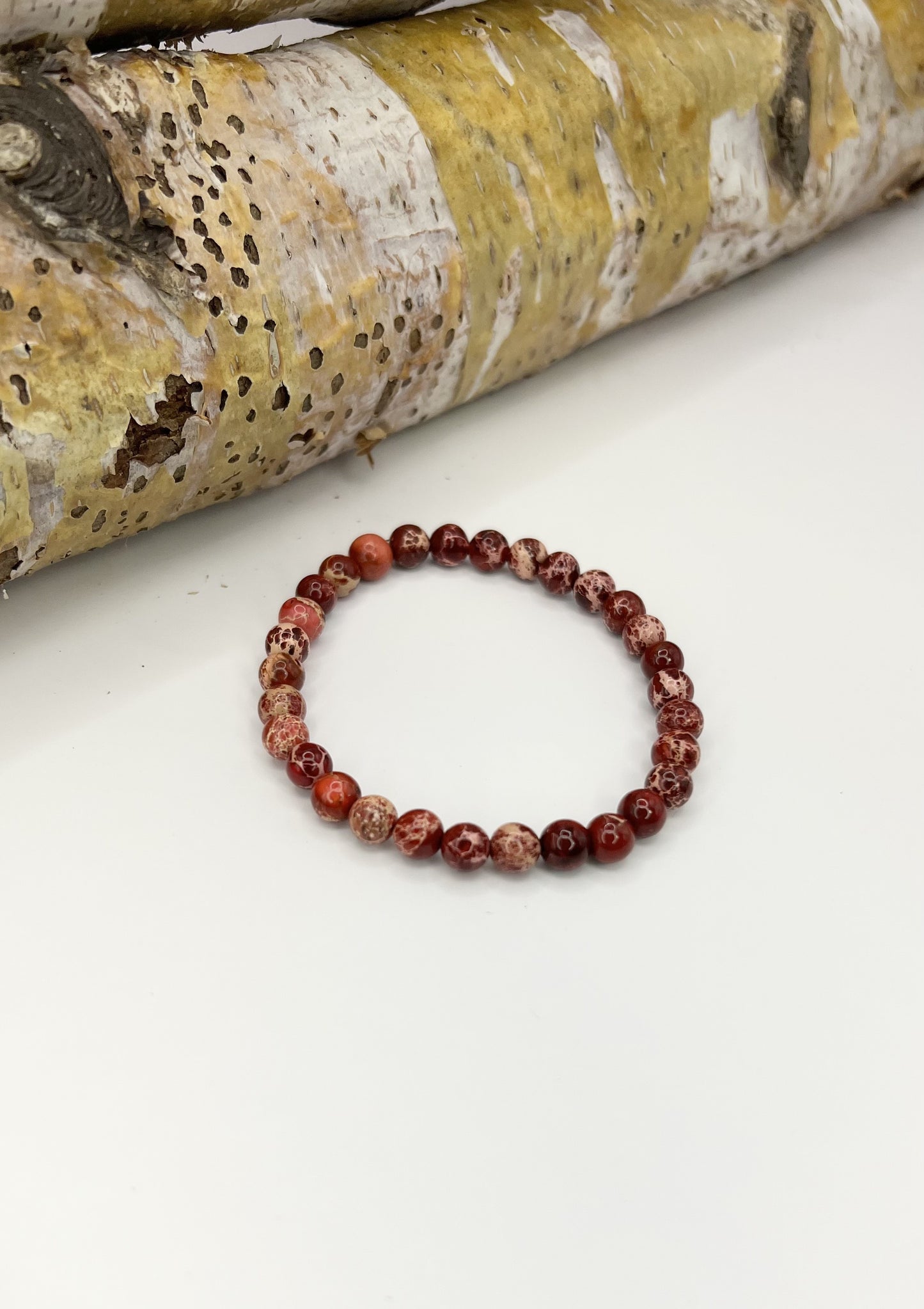 Red Sea Sediment Imperial Jasper Bracelet - 6mm